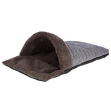 Kerbl Kuschelsack Thea, 70x40x12cm, braun/blau 81618