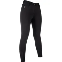 HKM Damen Comfort Style Silikon-Vollbesatz Heizreithose, Schwarz, 46