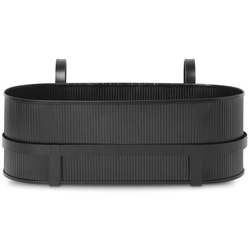 Ferm Living - Bau Balcony Box Black - cm - 45 cm - 20 cm