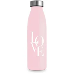 Design@Home Edelstahl Isolierflasche Love 0,5l