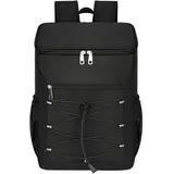 Kühlrucksack, Kühlrucksack Isoliert Auslaufsicher, Multifunktional Auslaufsicher Kühlrucksäcke, Isolierte Rucksäcke Kühlung Wasserdicht Auslaufsicher Leicht (Schwarz)