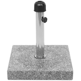 MCW Schirmständer Granit 23 kg Grau