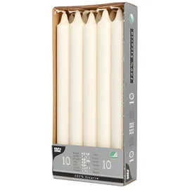 Papstar Kronkerzen Ø 2,2 cm 24 cm weiß 10 St.