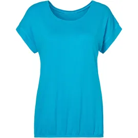 VIVANCE Kurzarmshirt Blau/Türkis 32/34
