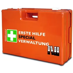 Verbandkoffer SPECIAL Verwaltung mit DIN 13157:2021-11 + Zusatzausstattung