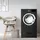 ML-Design Waschmaschinen Untergestell mit Schublade 63 x 54 cm Schwarz