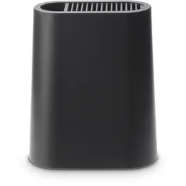 Brabantia Profile Messerblock mit Zusatzfach, Kunststoff, Dark Grey, 129889
