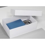 BUNTBOX XL Geschenkboxen 8,6 l weiß 34,0 x 22,0 x 11,5 cm