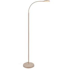 Brilo LED-Stehleuchte Megg Schwenkbar Dimmbar Touch Beige 21 x 150 cm