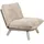 ZUIVER Lazy Sack Einzelsessel Polyester 80 x 80 x 80 cm Beige mit Hocker