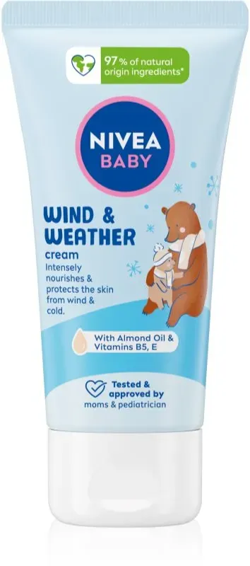 NIVEA BABY Wind & Weather schützende Creme gegen Kälte und Wind 50 ml