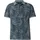 STREET ONE MEN, Herren, Gr. L (42), blau (dusty blau), Web, 100% Baumwolle, bedruckt, normal normal, V-Ausschnitt, Bündchen, Shirts T-Shirt, aus reiner Baumwolle