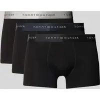 Regular Fit Trunks aus Baumwoll-Mix mit Geschenkbox im 3er-Pack, Silber, XL