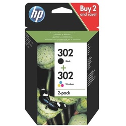 HP 2er Tintenpatronen-Set »HP X4D37AE« HP 302 schwarz