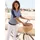 Casual Looks Ringelshirt Blau/Weiß 50