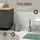ELUNO Bad-Accessoires-Set, Taupe, Kunststoff, 21x25.5x21 cm, Badaccessoires