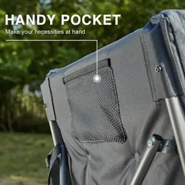 EVER ADVANCED Campingstuhl Faltbar Grau