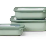 Mepal Frischhaltedosen-Set Cirqula grün 0,5/1,0/2,0 l, 1 Set