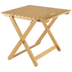 Erst-Holz Tisch Buche hell klappbar Beistelltisch, Gartentisch 10-350 N