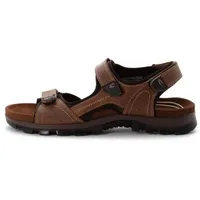 CAMEL ACTIVE Herren Sandalen aus perforiertem Leder Hellbraun, menswear-44