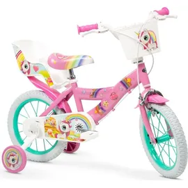 T&Y Trade 14 Zoll KindervFahrrad Mädchenfahrrad Unicorn Rad Bike Einhorn 14219 - Rosa