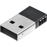 Hama 00053313 Netzwerkkarte Bluetooth USB Adapter Version 4.0 C1 + EDR, Schwarz