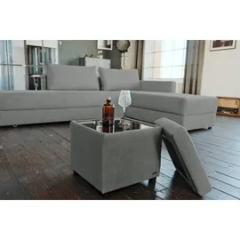 KAWOLA Hocker IDA Polyester 0 x 0 x 0 cm Grau