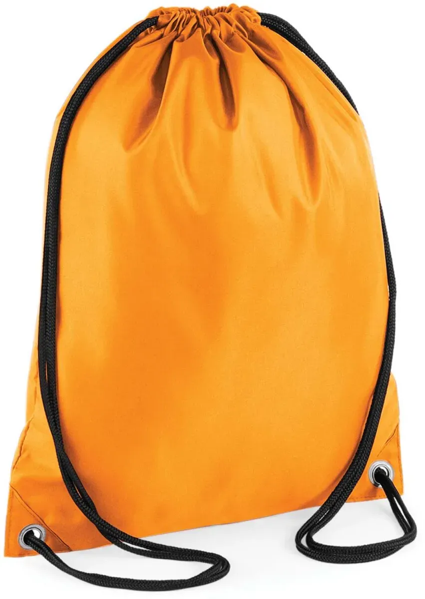 BagBase Budget Turnbeutel Sportbeutel BG5 orange 33 x 45 cm