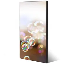 banjado Magnettafel 37x78cm Magnetwand Schwarz Aus Metall Magnetpinnwand Pinnwand Inkl. 4 Magnete Motiv Seifenblasen