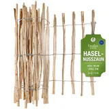Creative Home Staketenzaun 500 x 90 cm Haselnuss