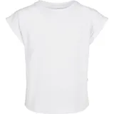 URBAN CLASSICS Garçon Girls Organic Extended Shoulder Tee T Shirt, Blanc., 146-152 EU