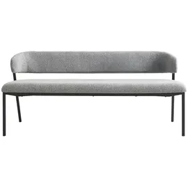 Schöner Wohnen Sitzbank OSLO Grau 200 x 80 x 56 cm