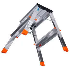 Krause Doppelleiter Klapptrittleiter 2 Stufen