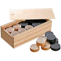 Philos 3052 - Spielsteine für Dame und Mühle, 30 mm, Holz