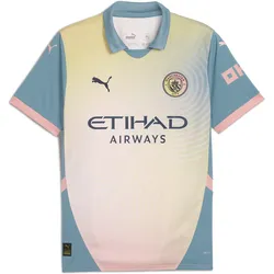 Manchester City 24/25 Viertes Trikot Herren PUMA Rosebay Bold Blue Pink L