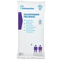 Dr. Schumacher Decontaman Pre Wipes Reinigungstücher | Packung (10 Tücher)