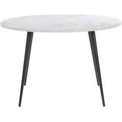 Esstisch ODEON Weiß 120 cm 120 cm