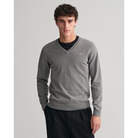 GANT V-Ausschnitt-Pullover »Classic Cotton V-Neck«, Pullover aus Baumwolle, Übergangspullover, Gr. 4XL,