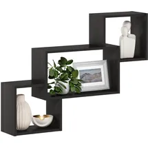 Furinno Wandregal 3 tlg. 40 x 12 x 10 cm Espresso
