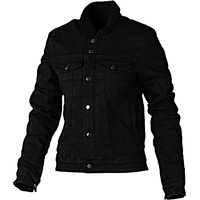 RST Sherpa Denim, Motorrad Textiljacke, schwarz, Größe L