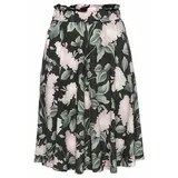 Buffalo Sommerrock Damen Blumenprint Rosa/Schwarz 36