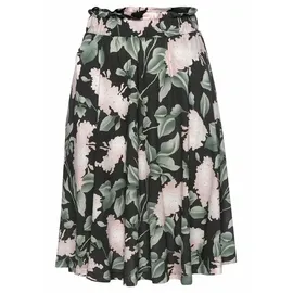 Buffalo Sommerrock Damen Blumenprint Rosa/Schwarz 36