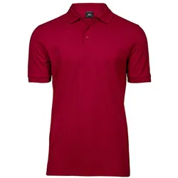 Tee Jays  Herren Stretch Poloshirt Milo in Rot, Gr. S