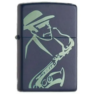 Zippo Benzin-Feuerzeug Jazz Design, unbefüllt