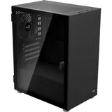 AeroCool CS-111 V1 Black, Glasfenster