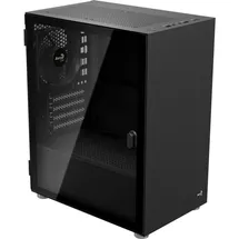 AeroCool CS-111 V1 Black, Glasfenster