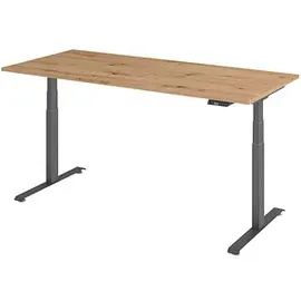baselite Schreibtisch Asteiche / Grau
