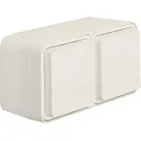 Berker Schuko-Steckdose 2fach Aufputz polarweiß 1 St.