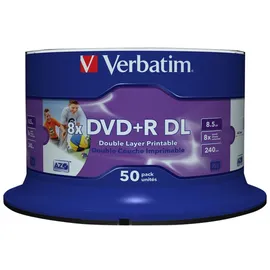 Verbatim DVD+R 8,5 GB 8x 50 St.