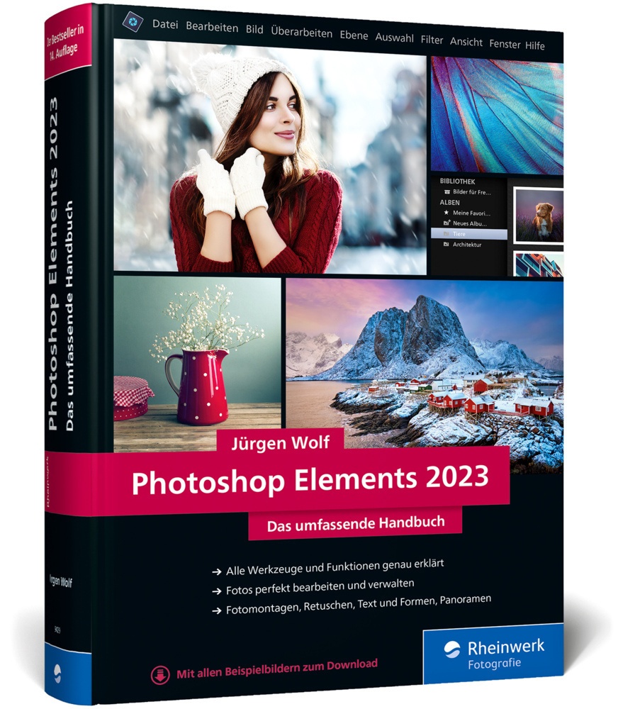 Photoshop Elements 2023 - Jürgen Wolf  Gebunden